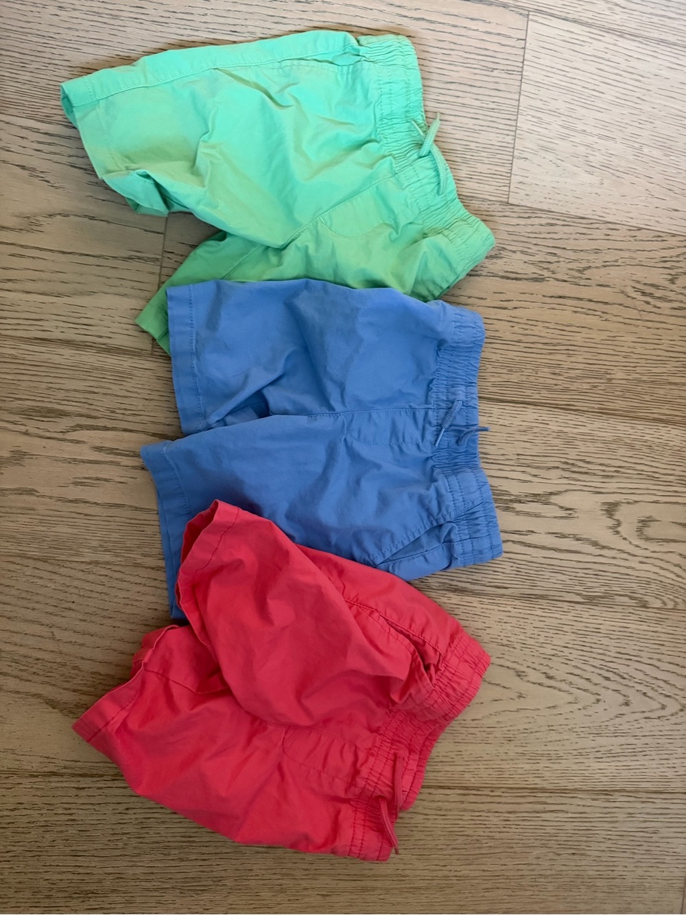 GAP Cotton Pull-On Shorts Trio in Mint, Sky & Coral